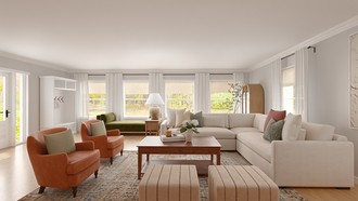 Modern, Classic, Farmhouse, Inspired Modern, Warm Transitional, New Classic, Modern Cottage Living Room by Havenly Interior Designer Cami