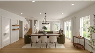 Industrial, Farmhouse Living Room by Havenly Interior Designer Leah