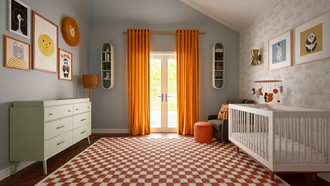Eclectic, Traditional Charm, Artful Eclectic Nursery by Havenly Interior Designer Andrea