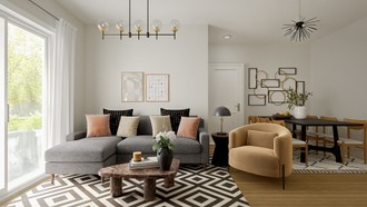 Modern Living Room by Havenly Interior Designer Giovanna