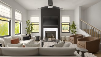 Contemporary, Modern, Organic Modern Living Room by Havenly Interior Designer Luciana