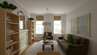Classic, Traditional Living Room by Havenly Interior Designer Barbara