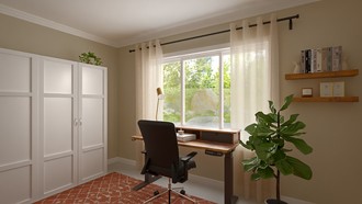 Contemporary, Organic Modern Office by Havenly Interior Designer Sofia