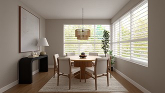 Scandinavian, Organic Modern Dining Room by Havenly Interior Designer Mercedes