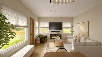 Minimal Living Room by Havenly Interior Designer Tara