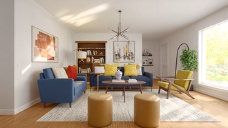 Midcentury Modern Living Room by Havenly Interior Designer Veronica