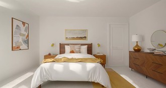 Midcentury Modern Bedroom by Havenly Interior Designer Natalie