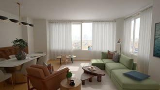 Contemporary, Midcentury Modern, Scandinavian Living Room by Havenly Interior Designer Barbara