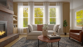 Contemporary, Coastal, Traditional Living Room by Havenly Interior Designer Gabriela