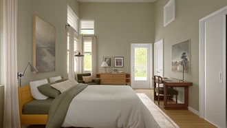 Midcentury Modern, Midcentury Scandi, New Classic Bedroom by Havenly Interior Designer Marisa