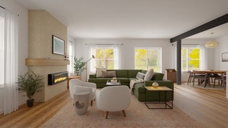 Modern, Bohemian Living Room by Havenly Interior Designer Tommye