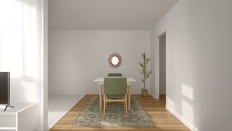 Contemporary, Bohemian, Minimal, Scandinavian Dining Room by Havenly Interior Designer Natalie