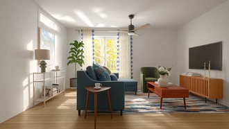 Eclectic Living Room by Havenly Interior Designer Daniela
