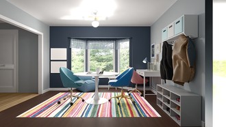 Eclectic Office by Havenly Interior Designer Helen