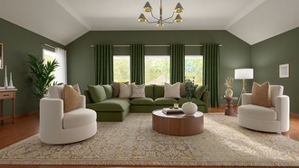 Contemporary Living Room by Havenly Interior Designer Gabriela