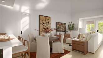 Modern Cottage, Traditional Charm Dining Room by Havenly Interior Designer Jamie
