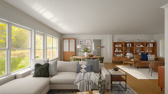 Midcentury Modern Living Room by Havenly Interior Designer Ashley