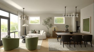 Modern, Inspired Modern, Contemporary Luxe, Artful Eclectic Living Room by Havenly Interior Designer Grace