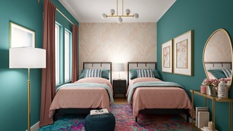 Eclectic Bedroom by Havenly Interior Designer Shadnaz
