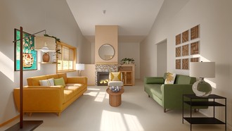 Midcentury Modern Living Room by Havenly Interior Designer Blanca
