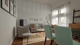 Transitional Office by Havenly Interior Designer Valeria