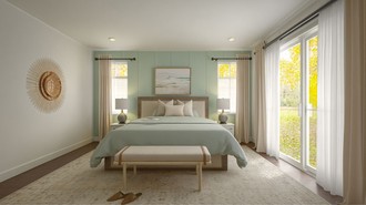 Modern, Bohemian, Coastal Bedroom by Havenly Interior Designer Stephanie
