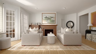 Transitional, Minimal, Organic Modern Living Room by Havenly Interior Designer Kelly