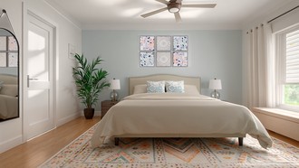 Transitional Bedroom by Havenly Interior Designer Valeria