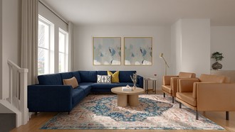 Midcentury Modern Living Room by Havenly Interior Designer Valeria