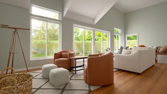 Classic, Organic Modern, Warm Transitional Living Room by Havenly Interior Designer Andrea