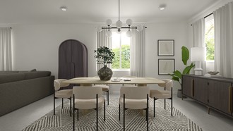 Contemporary Dining Room by Havenly Interior Designer Mariana