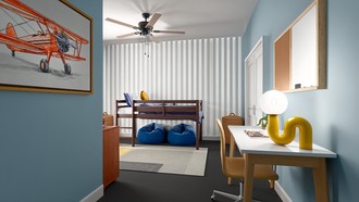 Parisian Modern, Artful Eclectic Bedroom by Havenly Interior Designer Andrea