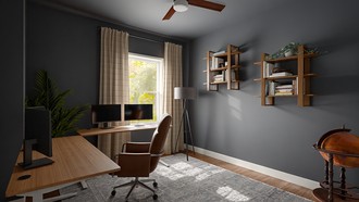 Contemporary, Midcentury Modern Office by Havenly Interior Designer Haley