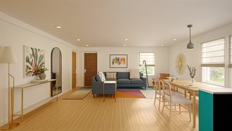 Contemporary Living Room by Havenly Interior Designer Rutu