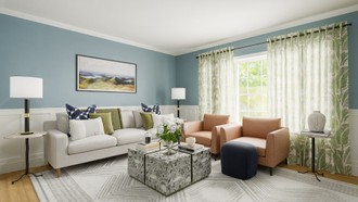 Modern, Transitional, Parisian Modern Reading Room by Havenly Interior Designer Giovanna