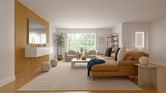 Organic Modern Living Room by Havenly Interior Designer Juan