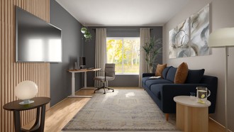 Modern, Transitional, Library Office by Havenly Interior Designer Elisa