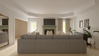 Contemporary, Modern, Classic Living Room by Havenly Interior Designer Maria