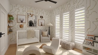 Minimal, Organic Modern Nursery by Havenly Interior Designer Jamie