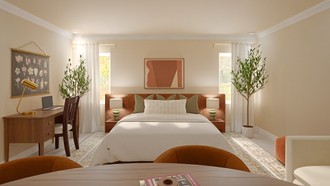 Warm Transitional, New Classic Bedroom by Havenly Interior Designer Martha