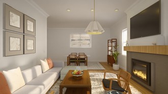 Midcentury Modern, Organic Modern Living Room by Havenly Interior Designer Deepa