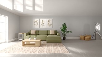 Coastal Living Room by Havenly Interior Designer Maria