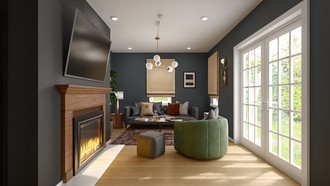 Eclectic, Vintage Living Room by Havenly Interior Designer Rocio