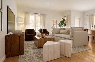 Classic, Coastal, Traditional, Farmhouse, Rustic, Transitional, Organic Modern, Warm Transitional Living Room by Havenly Interior Designer Camila
