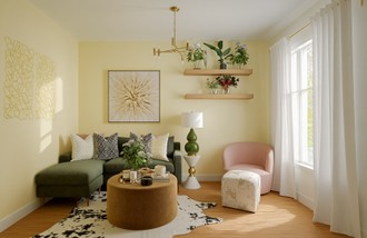 Parisian Modern Living Room by Havenly Interior Designer Giovanna