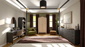 Eclectic, Transitional Bedroom by Havenly Interior Designer Emmanuel