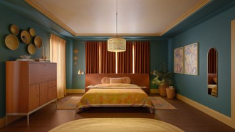 Eclectic, Bohemian, Global Bedroom by Havenly Interior Designer Ana