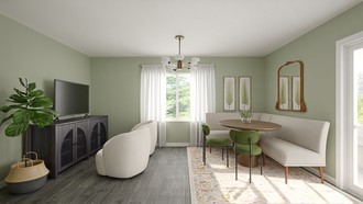 Eclectic, Scandinavian, Organic Modern, Modern Cottage Dining Room by Havenly Interior Designer Megan