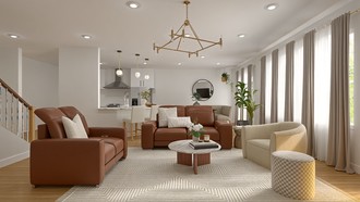 Modern, Midcentury Modern Living Room by Havenly Interior Designer Rocio