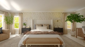 Contemporary, Modern, Scandinavian, Warm Transitional Bedroom by Havenly Interior Designer Andrea